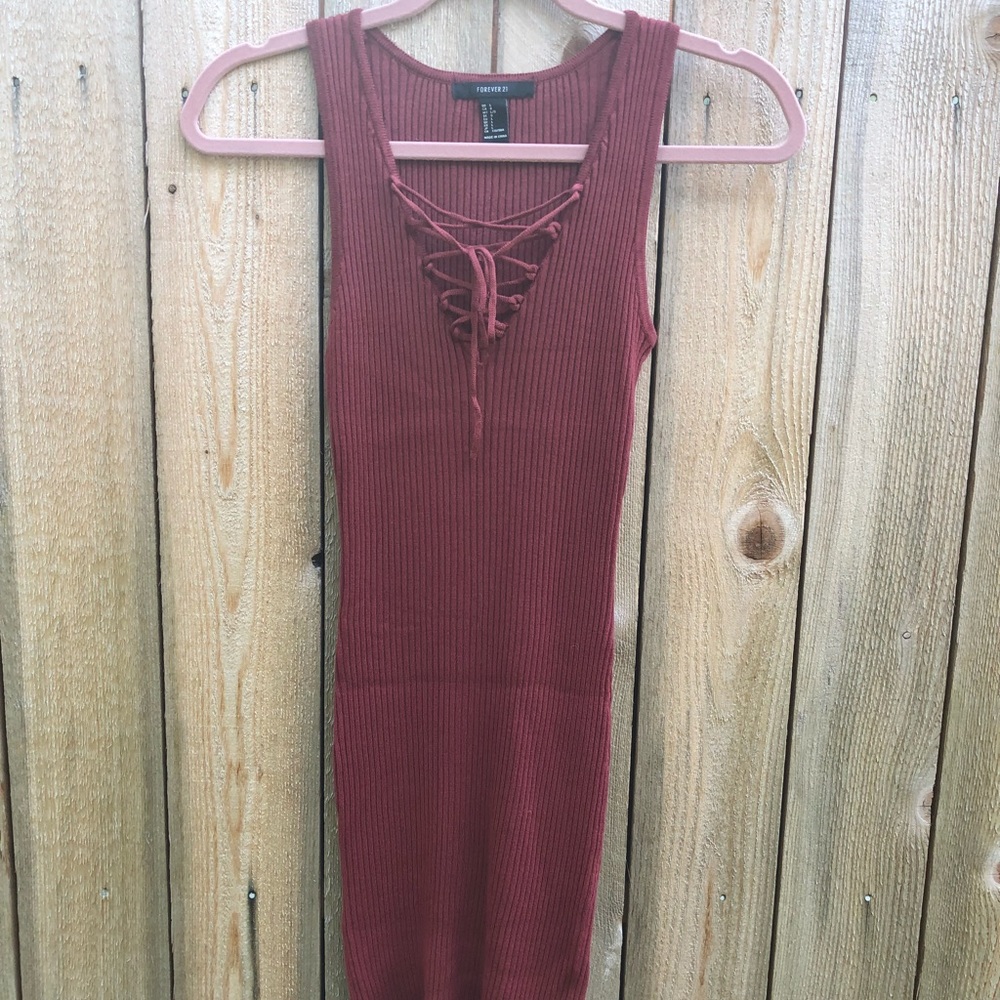 Forever 21 Orange Dress